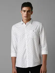 Louis Philippe Jeans Men Conversational Printed Cotton Slim Fit Casual Shirt