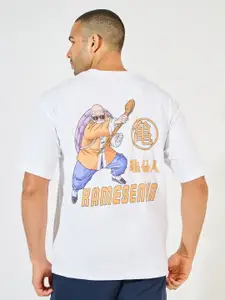 Styli Men Anime Dragon Ball Z Graphic Character Oversize T-Shirt