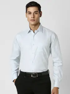 Van Heusen Men Spread Collar Micro Ditsy Printed Cotton Party Shirt