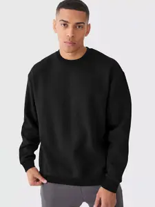 Maniac Men Solid Knitted Sweatshirt