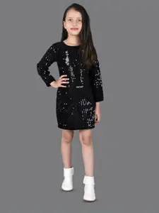 BAESD Girls Sequined Embellished Sheath Dress