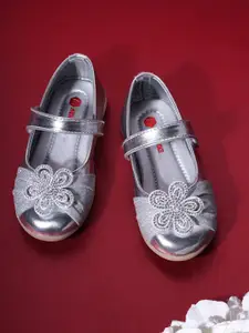 Minesole Girls Embellished Synthetic Leather Ballerinas Flats