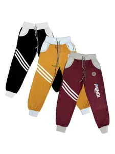 BAESD Boys Pack Of 3 Mid-Rise Joggers