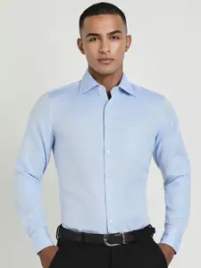 Allen Solly Sport Men Spread Collar Solid Cotton Slim Fit Formal Shirt