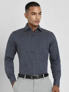 Allen Solly Sport Men Spread Collar Micro Checked Cotton Formal Shirt