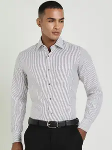 Allen Solly Sport Men Spread Collar Striped Cotton Formal Shirt