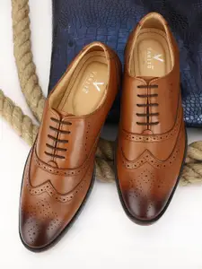 Varito Men Leather Formal Brogues Shoes