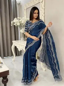 Anouk Women Embellished Beads and Stones Saree