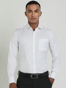 Allen Solly Sport Men Spread Collar Solid Cotton Slim Fit Formal Shirt