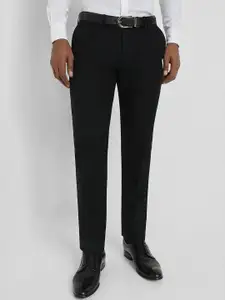 Allen Solly Sport Men Slim Fit Solid Formal Trousers