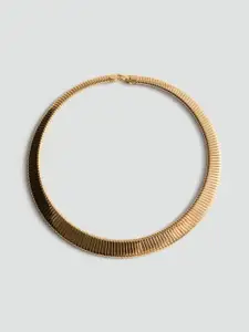 MANGO Brass Minimal Necklace