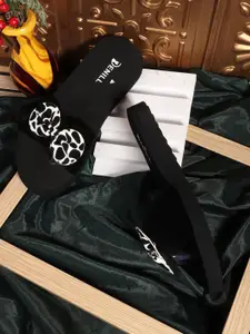 Denill Women Solid Open Toe Flats