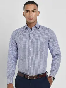 Allen Solly Sport Men Spread Collar Micro Checked Cotton Formal Shirt