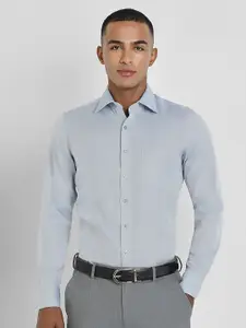 Allen Solly Sport Men Spread Collar Micro Ditsy Printed Cotton Slim Fit Formal Shirt