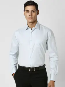 Van Heusen Men Spread Collar Micro Ditsy Printed Cotton Party Shirt