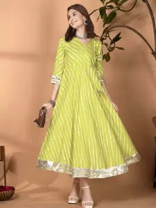 Anouk Striped Flared Maxi Dress