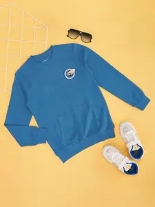 Pantaloons Junior Boys Solid Pure Cotton Sweatshirt