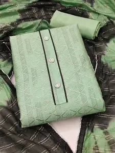 Ishin Zari Geometric Embroidered Unstitched Dress Material