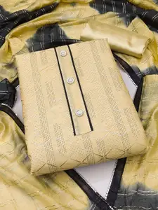 Ishin Geometric Woven Design Unstitched Dress Material