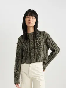 DeFacto Women Ribbed Pullover