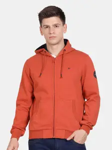 t-base Men Solid Hooded Sweatshirt