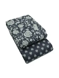 Sun Fashion And Lifestyle Floral Printed Pure Cotton Unstitched Dress Material