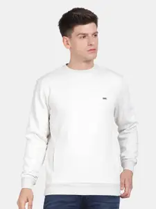 t-base Men Solid Round Neck Sweatshirt