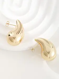 KRENOZ Stainless Steel Teardrop Shaped Studs