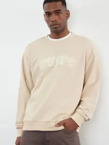 Trendyol Men Typography Printed Sweatshirt