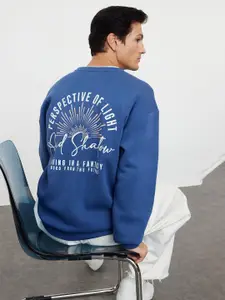 Trendyol Men Typography Printed Sweatshirt