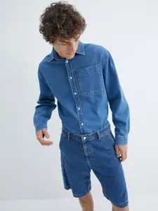 Koton Men Crop Bomber Jacket