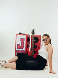 FREAKINS High Rise A-Line Midi Skirts