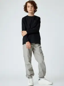 Koton Boys Regular Fit Mid-Rise Trousers