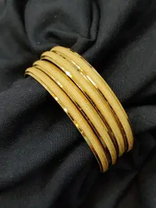 The Pari Set Of 4 Gold-Plated Bangles