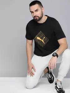 Puma Cat Logo Printed Pure Cotton T-shirt