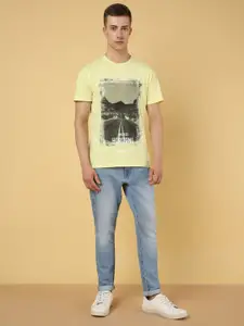 Wrangler Printed Round Neck Cotton T-shirt