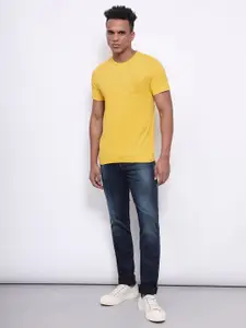 Lee Round Neck Short Sleeves Cotton Slim Fit T-shirt
