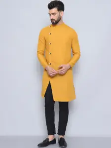 even Mandarin Collar Pure Cotton Straight Kurta