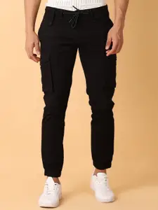V-Mart Men Solid Cotton Cargos Trousers