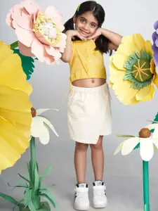 Miko Lolo Girls Mid-Rise Shorts