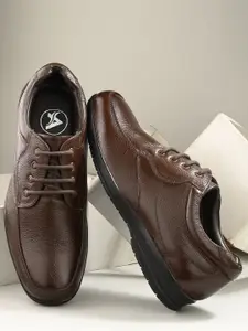Auserio Men Leather Formal Derbys Shoes