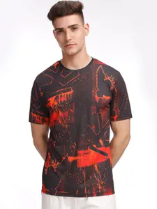 WROGN Printed IPL SRH T-shirt