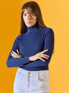 98 Degree North Women Striped Pullover