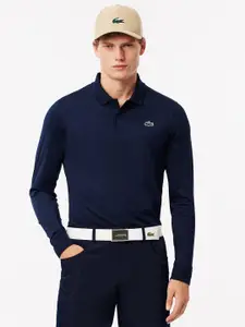 Lacoste Men Solid Polo Collar T-Shirt