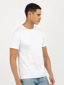 Calvin Klein Jeans Men Solid Round Neck Cotton T-Shirt