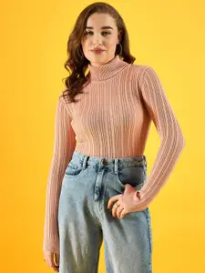 98 Degree North Women Striped Pullover