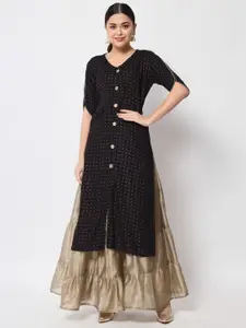 Jaipurite Ethnic Motifs Printed Straight Kurta