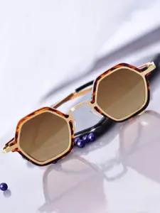 DressBerry Women Browline Sunglasses with UV Protected Lens DBSG24-2397-TG