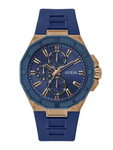 GUESS Men Dial & Straps Analogue Watch GW0803G2