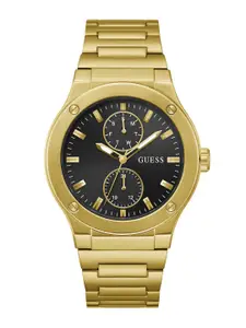 GUESS Men Dial & Stainless Steel Bracelet Style Straps Analogue Watch GW0795G4